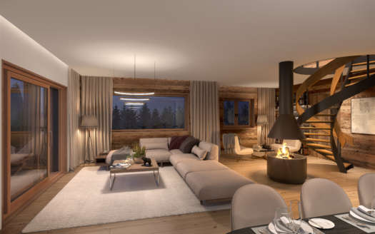 MEGEVE – Appartement T5 avec Terrasse – DERNIER ETAGE